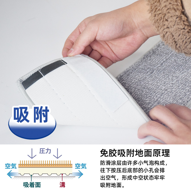 Pegatinas antideslizantes para alfombras transfronterizas Adhesivo antideslizante para cojines domésticos de adsorción electrostática
