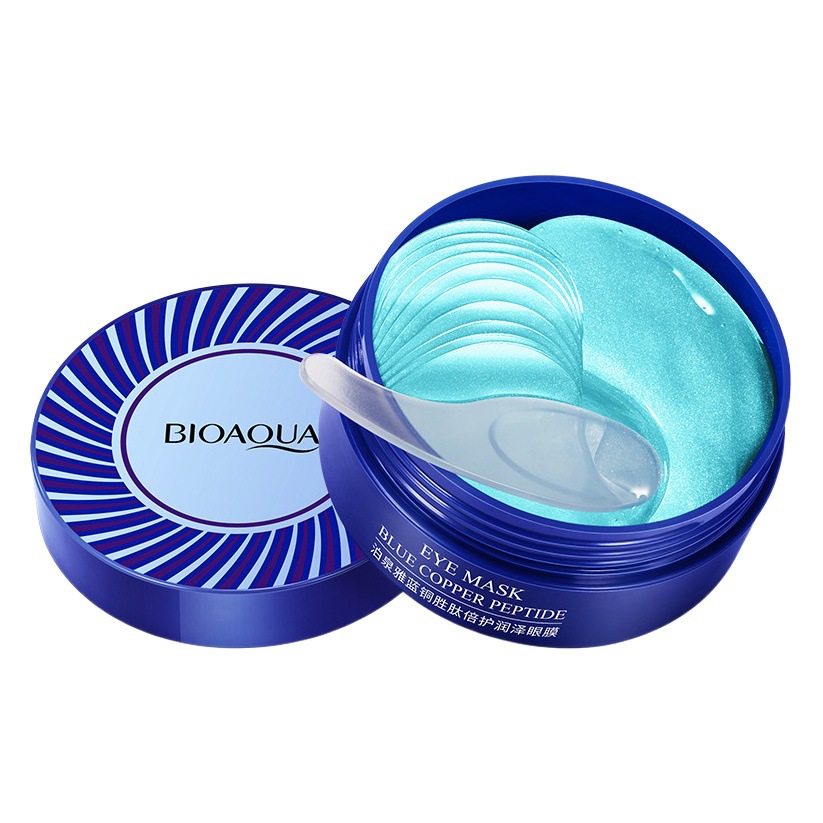 Boquan Ya Blue Copper Peptide Double Protection Tight Moisturizing Eye Mask Hydrating Nourishing Delicate Elastic and tender Water Ying Moisturizing Eye Care