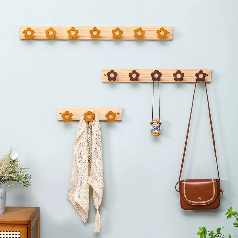 Цветы из массива дерева вешалка для одежды без перфорации шкаф вешалка