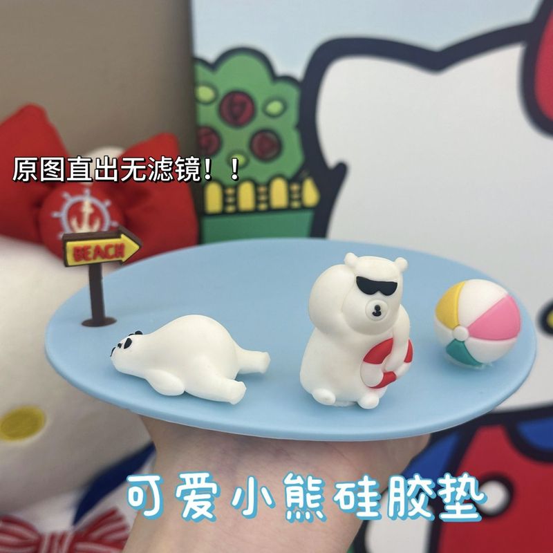 铂金硅胶隔热垫餐垫杯垫碗垫防烫垫餐桌垫耐高温垫子卡通隔热垫|undefined