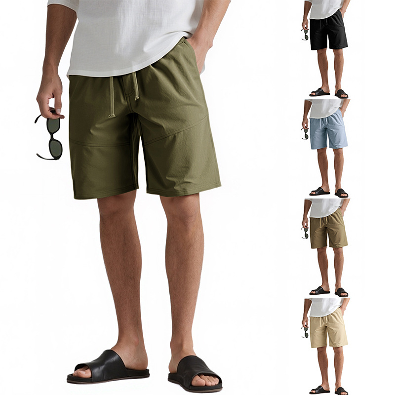 26 pantalones cortos deportivos holgados de verano para hombre, estilo nuevo y moderno, para fitness, por encima de la rodilla, de cinco puntos, para comercio exterior transfronterizo de Amazon