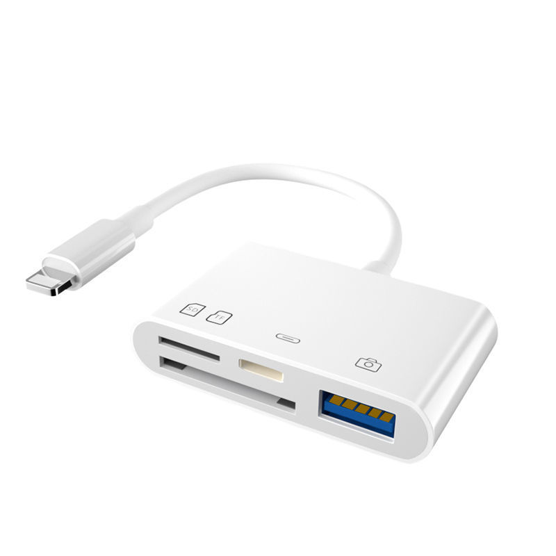 批发usb3.0读卡器 四合一大电流TFsd卡多功能适配器适用苹果手机|ms