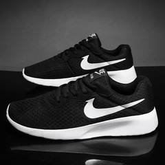 スポーツシューズメンズシューズ 2024 夏メッシュランニングシューズカジュアルシューズメンズソフトソール衝撃吸収通気性軽量ランニングシューズ