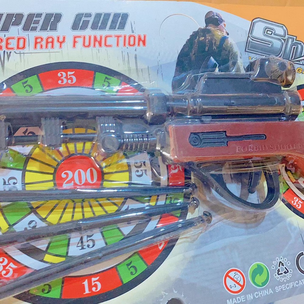 Pistola de juguete para niños 2 yuanes al por mayor de ventosa de plástico mixto de color pistola de bala blanda pistola de grandes almacenes de juguete pequeño