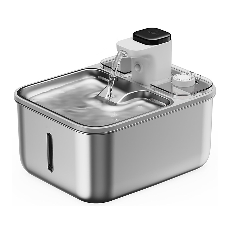 Fábrica de fuente de agua para gatos agua corriente no enchufable agua automática para gatos agua para gatos agua para beber image 15