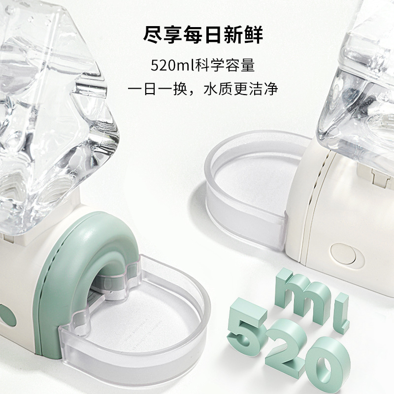 Bebedero de conejo, hervidor, alimentador automático, botella de agua vertical con bolas, lavabo anti-voltear, tazón, suministros de paisajismo para hámster