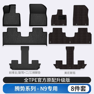 Floor Mats, Trunk Mats, and – Modelə uyğun ayaqaltı - denza-n9-tpe-floor-mats-menis
