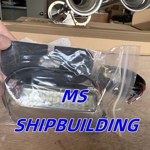 E019002-Wb 24V Ip68 White Blue Dual Color Stainless Steel Waterproof Yacht Marine Led Underwater Light Boat