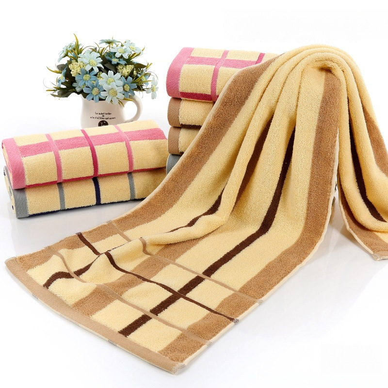 Towel Sport 1.1m Bath Towel 35*110 Gym Cotton Long Strip Extra Long Shower Sweat-Absorbing Embroidered Text