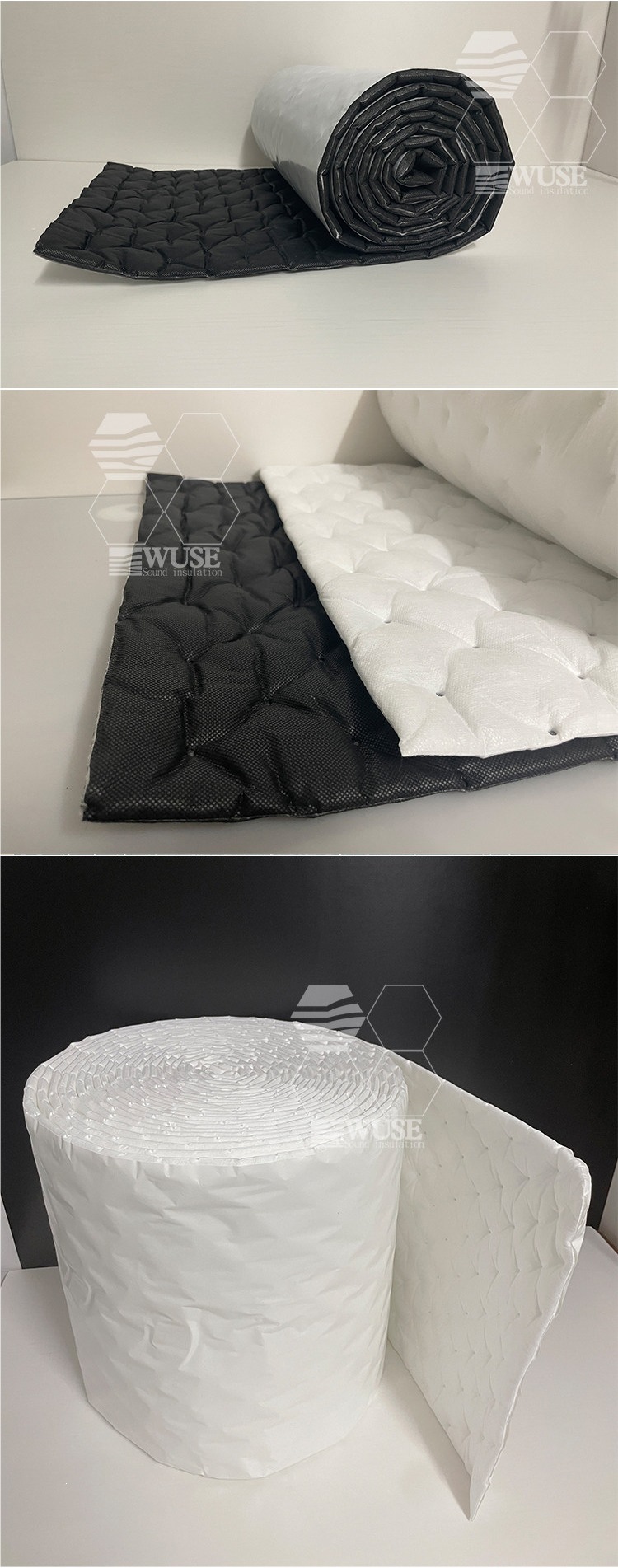 Car Soundproofing Cotton, Sound-Absorbing and Heat-Insulating Windsor Cotton, Environmentally Friendly, Flame-Retardant, Thermal Insulation, Noise Reduction, Waterproof Material for All Four Doors of