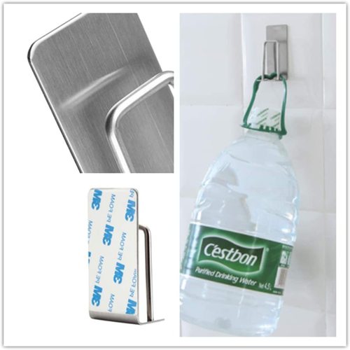 Stainless steel toothbrush holder without drilling toothbrush storage rack bathroom mouthwash cup storage shelf wall-mounted electric toothbrush holder