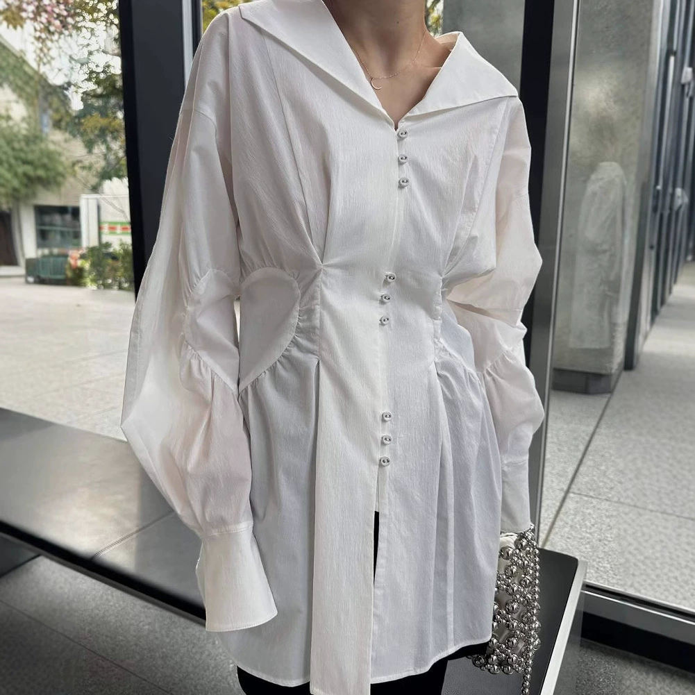 Сухие журавли модные весенние и летние ретро трехмерные складки