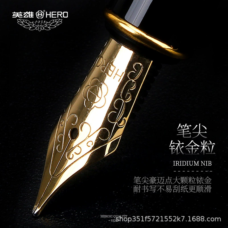 Hero Pen 9320 Черный Даймин Гонцзянь Каллиграфия практический школьный подарок офис