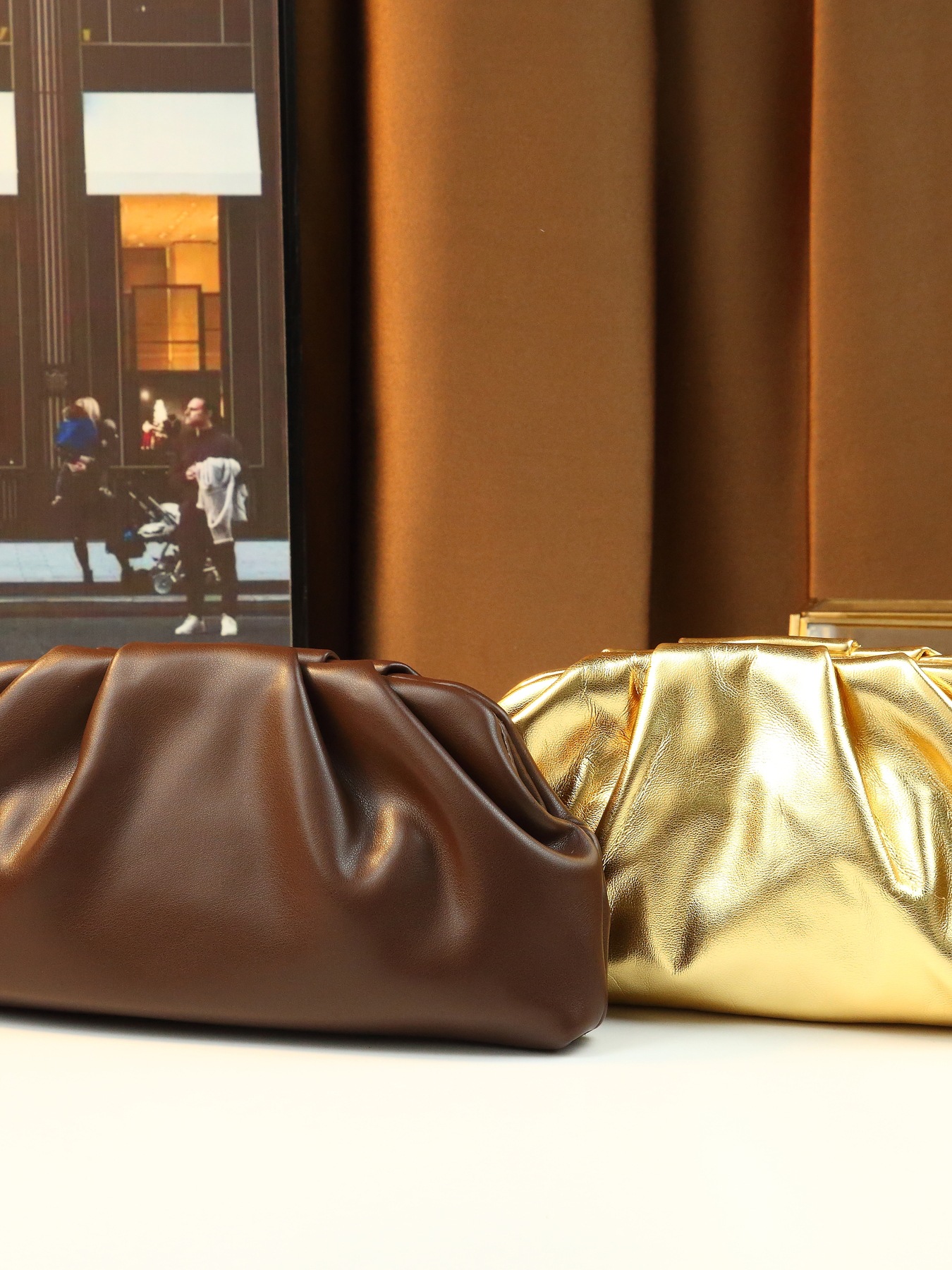 Borsa a nuvola plissettata donna borsa a tracolla versatile_voghion.com