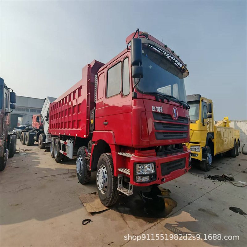 山西德龙5.8米后八轮货车工程车8*4 渣土车 自卸汽车 篷布 货车