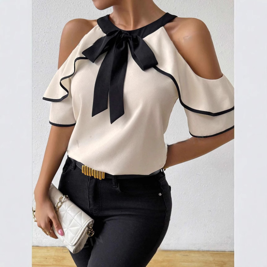 summer solid color bow tie
