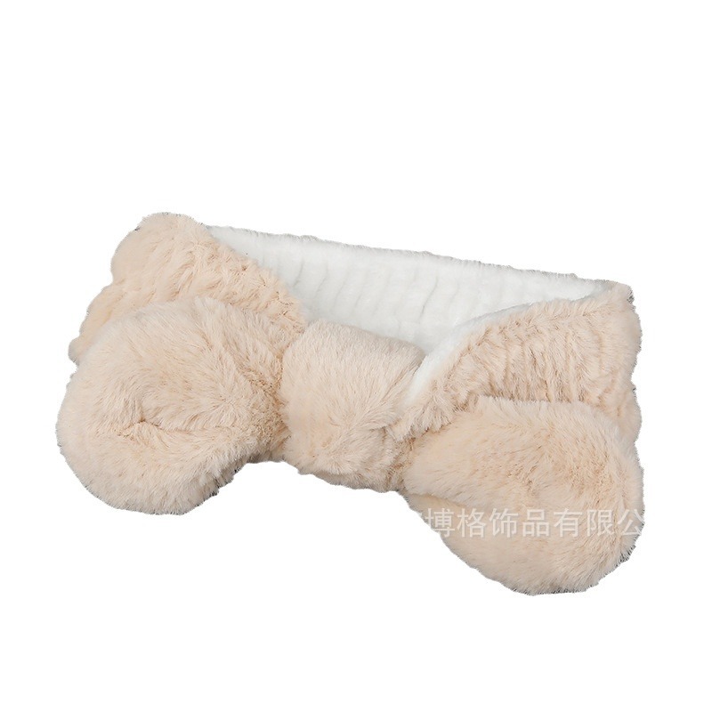 Lavarse la cara especial banda de cabello máscara banda de cabello unisex lavarse la cara maquillaje pelusa banda de cabello al por mayor