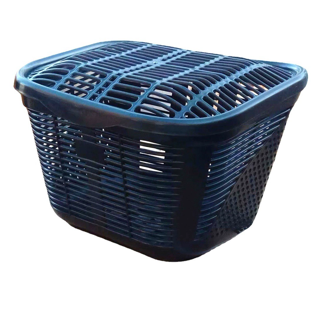 Черная корзина велосипедная корзина для электромобиля кольцо все пластиковые аксессуары для верховой езды на открытом воздухе оптом