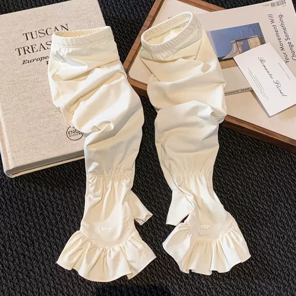 2026 New Style Sun Protection Ice Sleeve Gloves for Women, Spring and Summer Thin Style, Anti-Uv Outdoor Cycling Arm Protection Ice Silk Sleeves