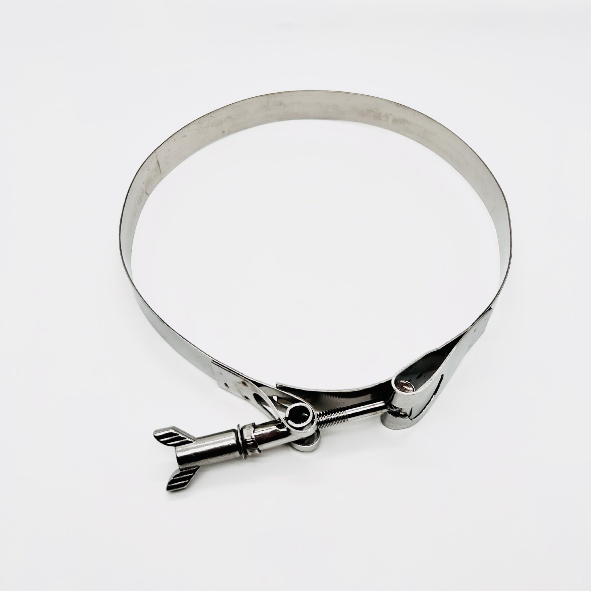 Doble abrazadera de acero inoxidable 304 doble abrazadera de garganta de ranura en forma de V abrazadera de filtro de tubería de ranura U abrazadera de bolsa de tela de capa única