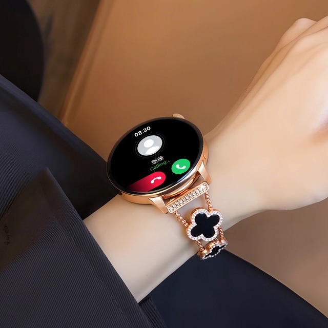 Women's Smart Watch Heart Rate Blood Pressure Clover Bracelet Bluetooth Call Payment Nfc Multifunctional Sports Bracelet 9