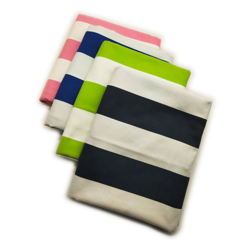 Double-sided Stripesd Sports Towel Microfiber Double-sided Velvet Quick-drying Towel Travel Wipe Sweat Towel