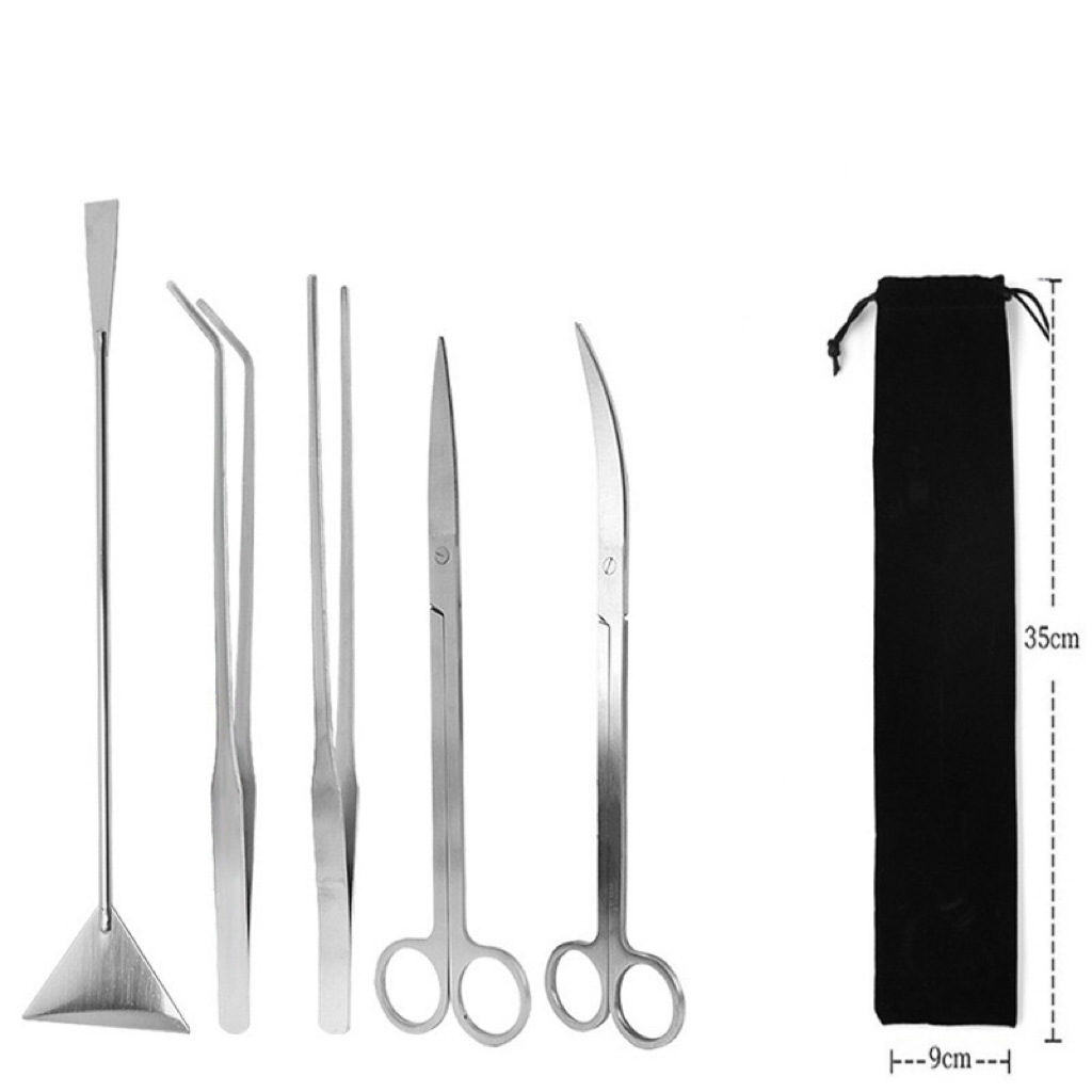 水族造景工具セット水草ピンセットステンレスクリップ平沙シャベル水槽の藻刀卸売り