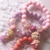 Children's acrylic bracelet, accessory, resin, necklace, Korean style, new collection