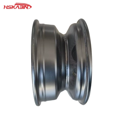 Motorcycle wheel hub 10 inch black 4-hole