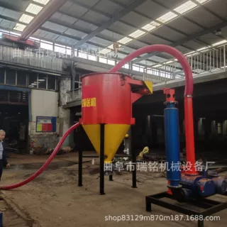 圆筒库粉煤灰气力吸灰机石灰石粉装车气力吸灰机 清灰抽灰机