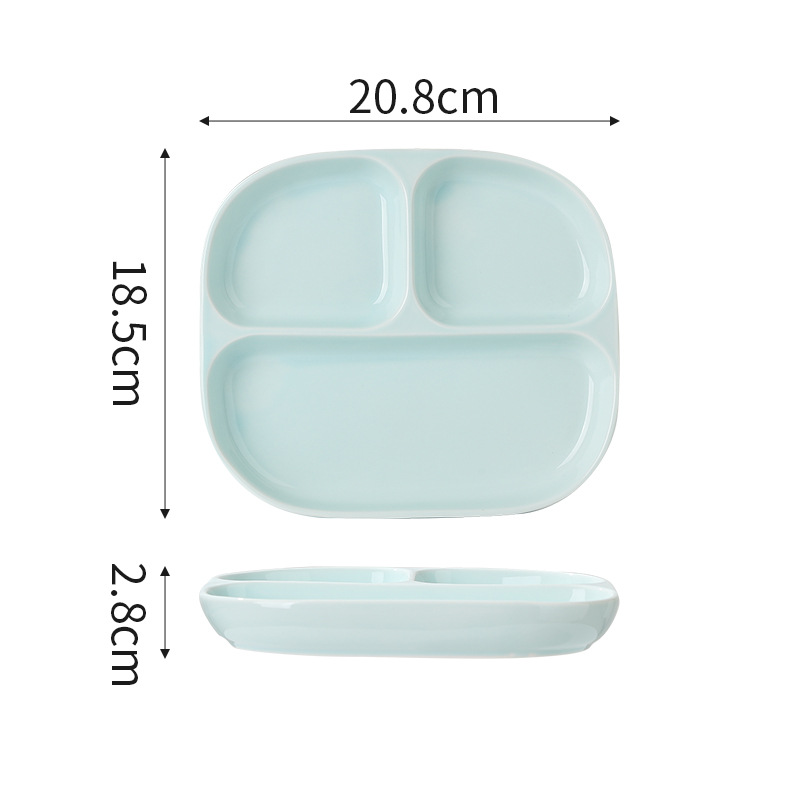 파카이 브라이트 그리드 플레이트(하늘색)