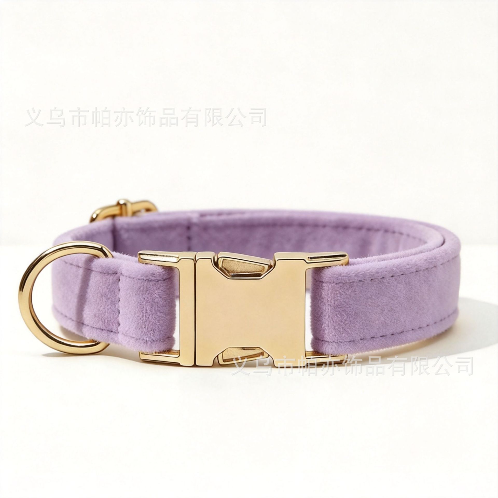 Collar Antipérdida de Terciopelo para Perros con Grabado Láser Personalizable