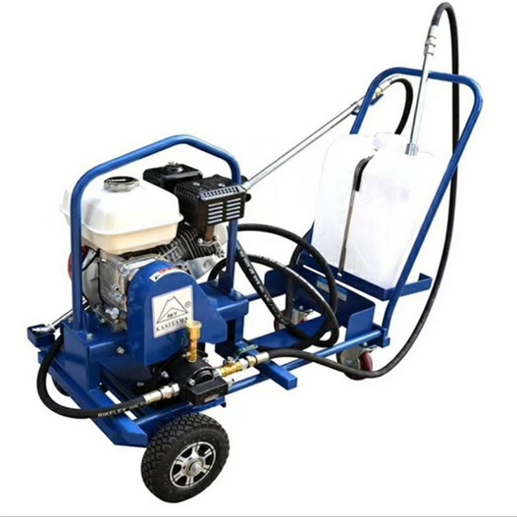 pequeño distribuidor de asfalto emulsionado mantenimiento de carreteras renovación pulverizador automático equipo de rociado de pavimento