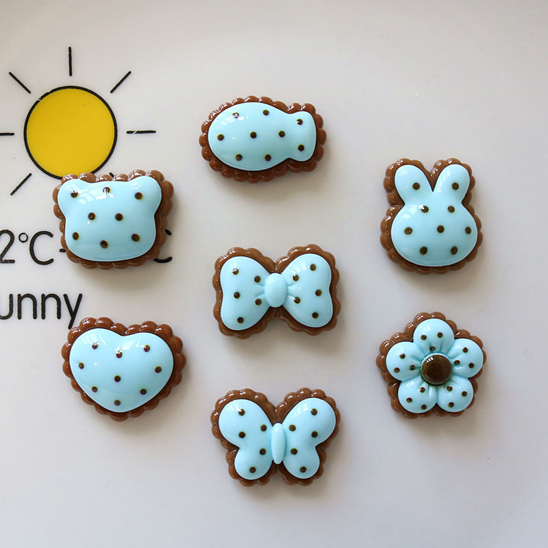 Cafe blue resin accessories DIY Tiffany blue hairpin stationery patch keychain decoration material North—3 Cafe blue resin accessories DIY Tiffany blue hairpin stationery patch keychain decoration material North—3