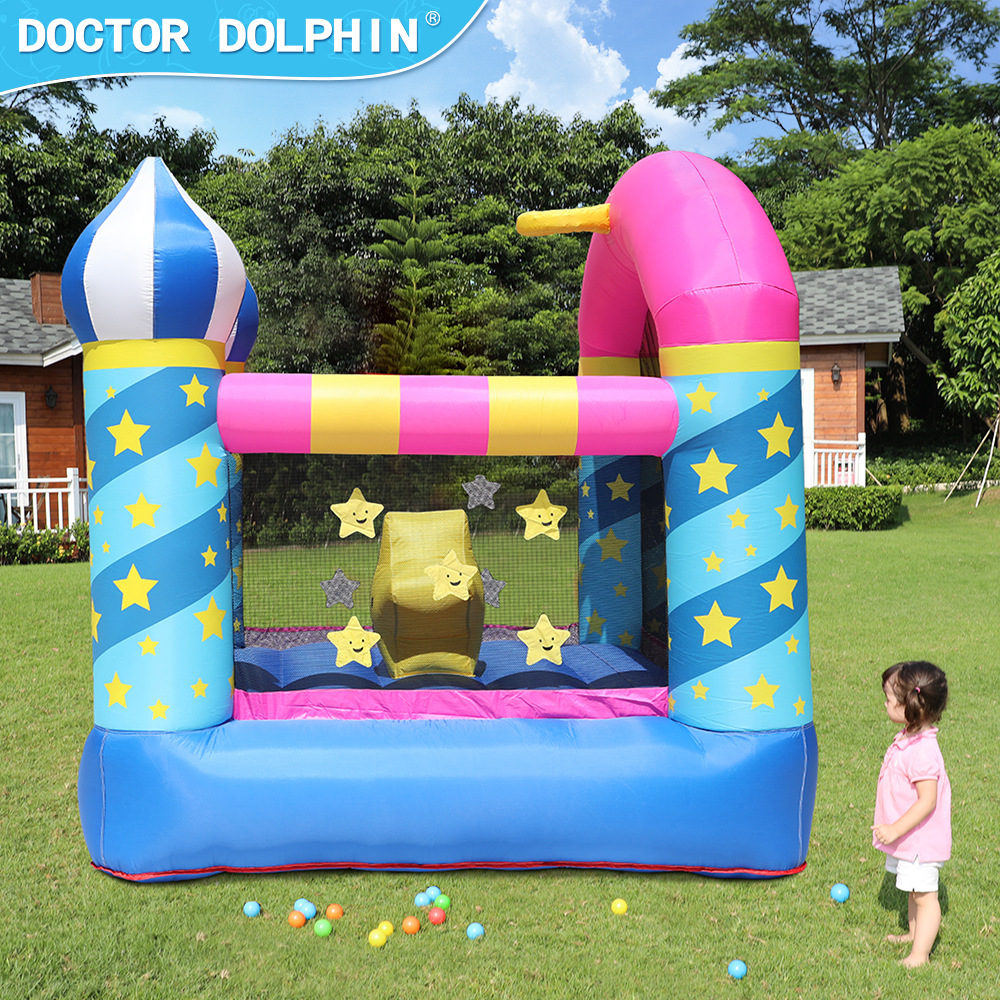 Pequeña cama de salto inflable para niños de interior y exterior, castillo de fiesta, casa, pequeño tobogán inflable, cama de salto, castillo, parque de atracciones