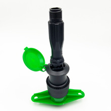 6分1寸PE塑料快速取水器 工程农业取水阀器铜供水阀器杆