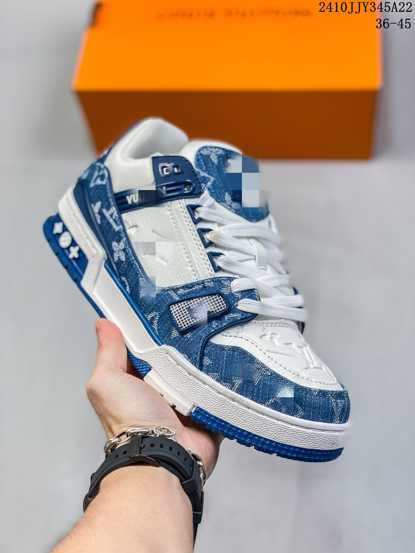 Comercio exterior transfronterizo L Putian moda casual impresión de tendencia zapatillas deportivas masculinas y femeninas parejas retro moda versátil V