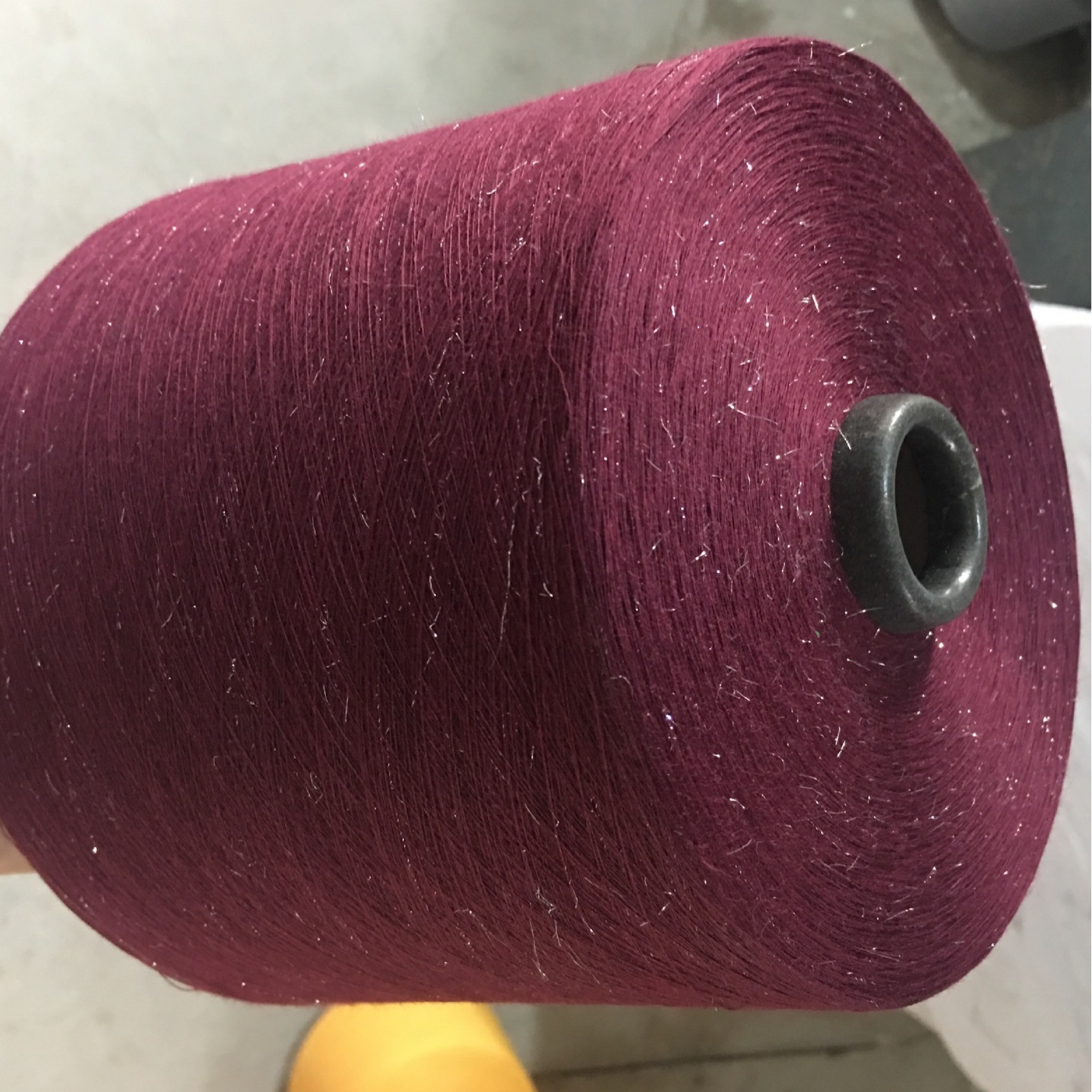 响水金银丝纱线棉加闪光线彩色丝羊毛衫配线金线幻彩棉纱全棉流银