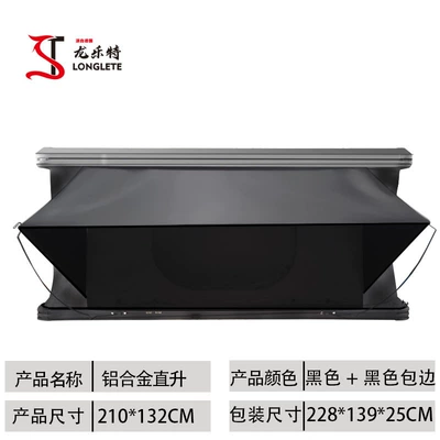 Aluminum Alloy Roof Tent Hard Top Automatic Roof Outdoor Double Self-driving Travel Anti-mosquito Waterproof Car Tent (Avtomobil dam çadırları) - aluminum-alloy-helicopter-small-132-black-cloth-2-3-people