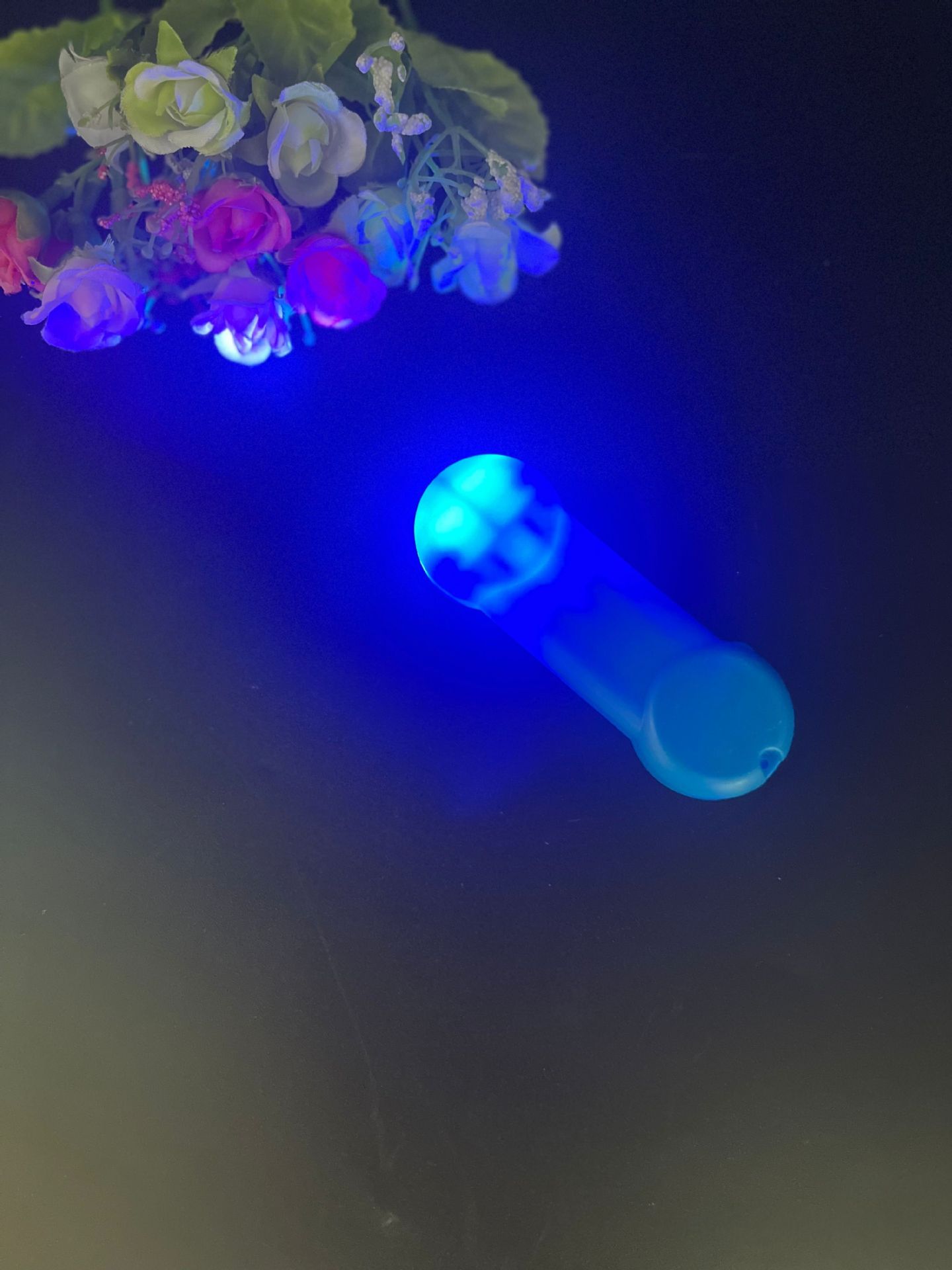 단색 핸들 블루