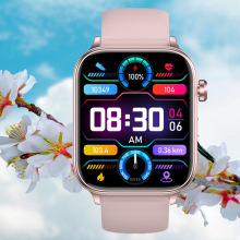 跨境爆款ET570智能手表心率体温蓝牙通话秒表计算器计步运动手表