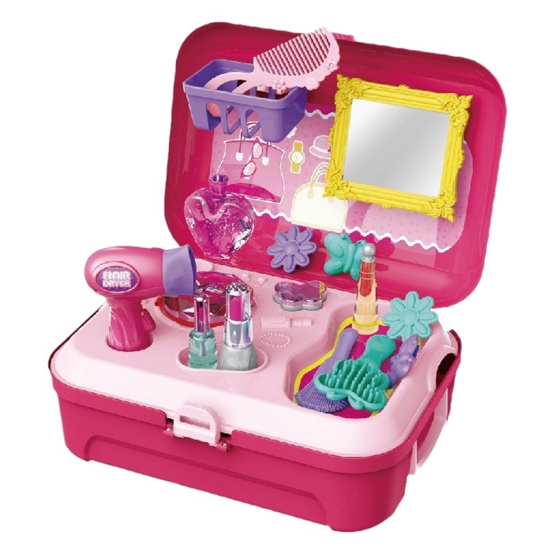 Cross-border niños de simulación cocina cómoda cajero herramienta doctor mascota jugar casa mochila caja de almacenamiento de juguete