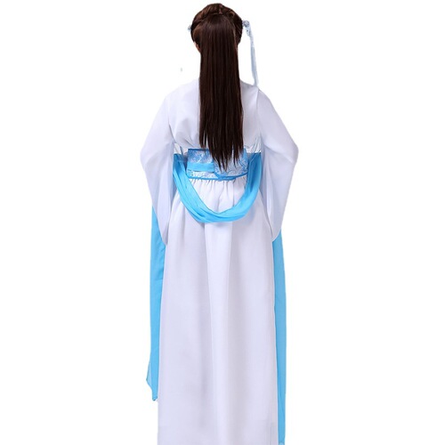 Ancient costume fairy Guzheng performance dress dance Hanfu women improved ancient empress Tang suit Hanfu ruffle dress