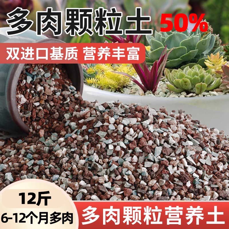Succulent soil [50% particles] 6kg