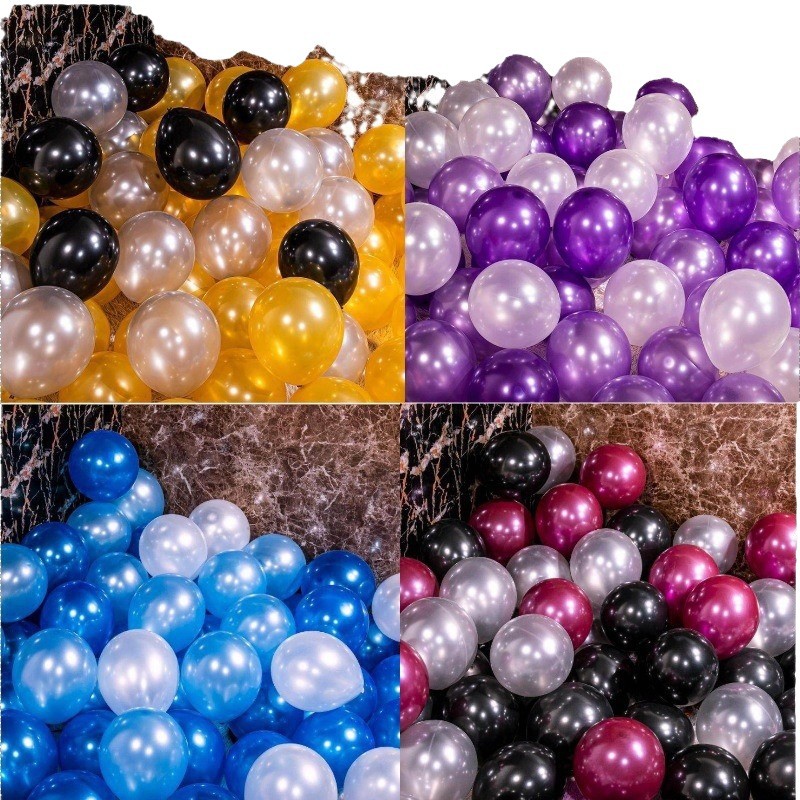 Thickened Explosion-Proof Pearlescent Balloons for Wedding, Birthday Decoration, Scene Layout, Children's Colorful Graduation Balloons