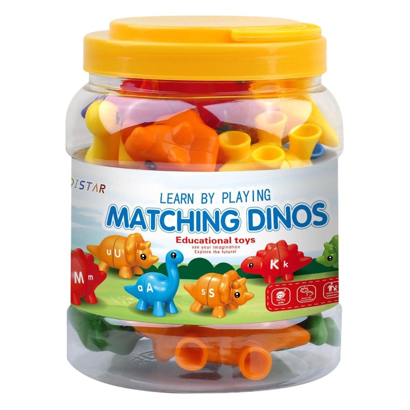 Cross-border Children's Early Education Dinosaur Alphabet Matching Unicorn Counting Toy Kindergarten Montessori Math Enlightenment Teaching Aid