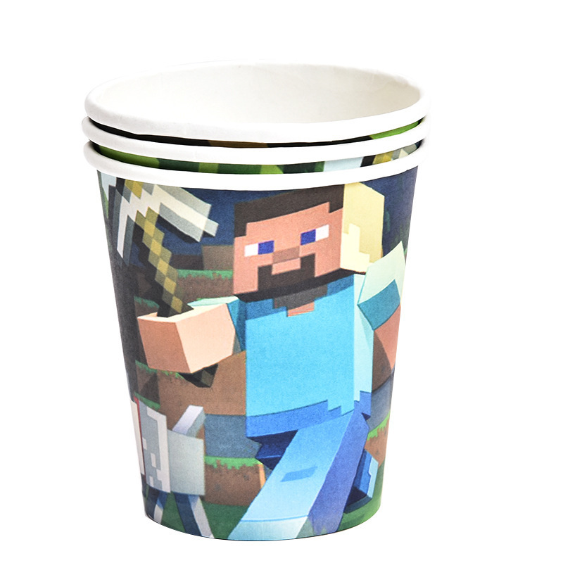 10 tazas de papel/paquete