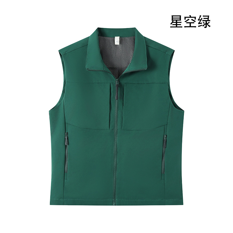 Primavera y otoño fotografía de montaña chaleco de pesca clip de caballo hombre chaleco al aire libre multi-bolsillo chaleco personalizado