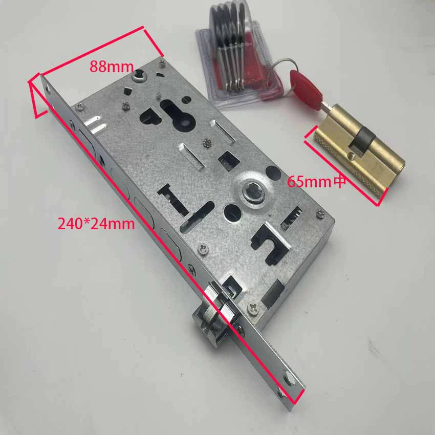 Old-fashioned metal lock