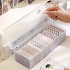 小カード収納ケース追星アルバムカードカバー自印カード整理ケースブラインドケースカード収納帳防塵収納ケース
